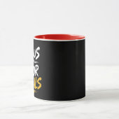 Mug Concentrez-vous sur vos objectifs Typographie moti (Centre)
