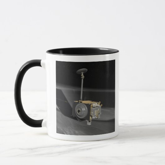 Mug Concept artistique de la reconnaissance lunaire Or (Gauche)