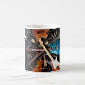 Mug Concept de guitares électriques (Centre)