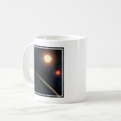 Mug Concept de l'artiste illustrant Kepler-16b. (Devant gauche)