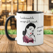 Mug Concept de ménage amusant