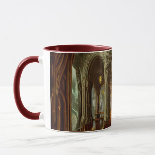 Mug Concept de salle du Trône du domaine boisé (Gauche)