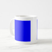 Mug Concepteur Customisé couleur bleue (Devant gauche)