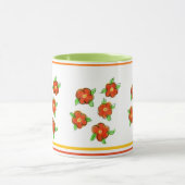 Mug Concepteur de fleurs orange (Centre)