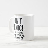 Mug Concepteur de modèles architecturaux (Devant gauche)