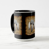 Mug concepteur de plumes de paix amérindiennes (Devant gauche)