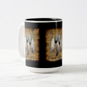 Mug concepteur de plumes de paix amérindiennes (Devant gauche)