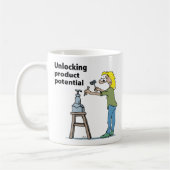 Mug Concepteur de produits féminin (Gauche)