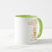 Mug Concepteur de professeur d'anglais Wordsmith Whisp (Devant droit)