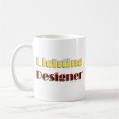 Mug Concepteur d'éclairage (texte seulement) (Gauche)