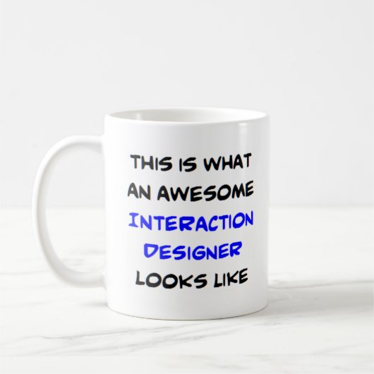 Mug concepteur d'interaction, génial (Gauche)