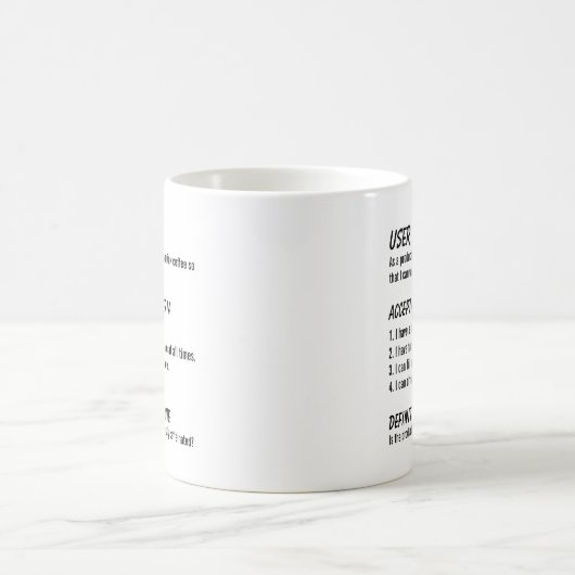 Mug Concepteur logiciel Définition Coder Définition Fo (Centre)