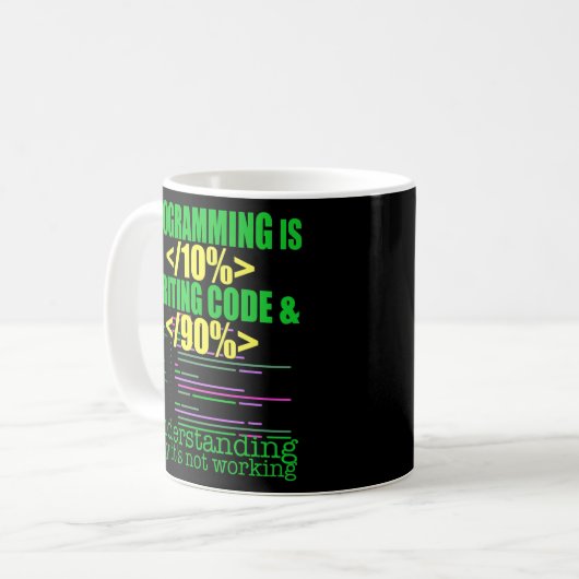 Mug Concepteur logiciel programmeur ingénieur informat (Devant gauche)