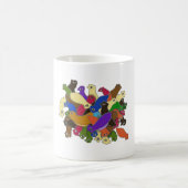 Mug Conception 2 de vers de Planarian observée par (Centre)