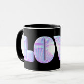Mug Conception 3D LOVE, Graphique, Unique, Cool (Devant gauche)