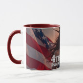 Mug Conception 4 juillet splendide - Fireworks & Freed (Gauche)