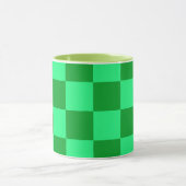 Mug Conception à carreaux vert clair et foncé  (Centre)