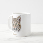 Mug Conception à deux faces de café Bobcat (Devant gauche)