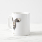 Mug Conception à deux faces de café d'orignal (Devant gauche)