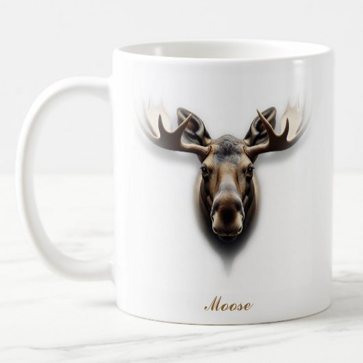 Mug Conception à deux faces de café d'orignal