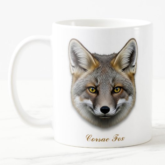 Mug Conception à deux faces de café Fox Corsac