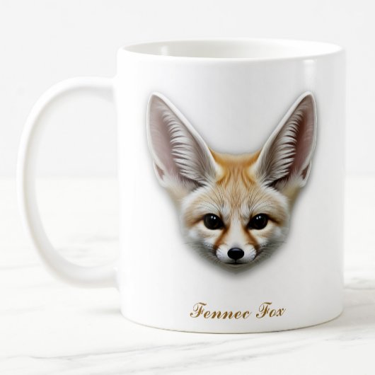 Mug Conception à deux faces de café Fox Fennec Fox