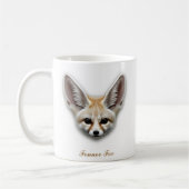 Mug Conception à deux faces de café Fox Fennec Fox (Gauche)