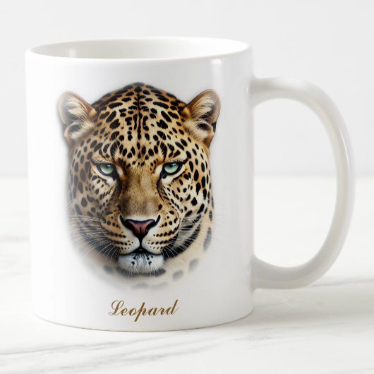 Mug Conception à deux faces de café Leopard
