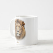 Mug Conception à deux faces de café Lion (Devant gauche)