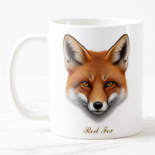 Mug Conception à deux faces de café Renard Rouge