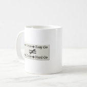 Mug Conception À Propos D'Un Travail Facile Et D'Une R (Devant gauche)