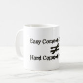 Mug Conception À Propos D'Un Travail Facile Et D'Une R (Devant gauche)