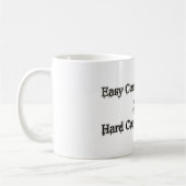 Mug Conception À Propos D'Un Travail Facile Et D'Une R (Gauche)