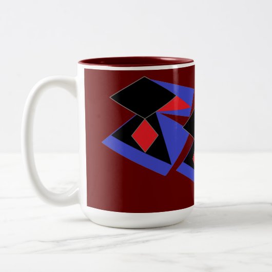 Mug : Conception abstraite (Gauche)