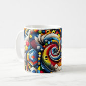 Mug conception abstraite (Devant gauche)