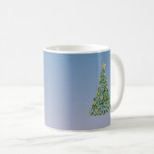 Mug Conception Abstraite d'Arbre de Noël (Devant droit)
