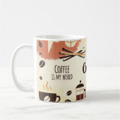 Mug Conception Abstraite de pâte à café Earthy (Gauche)