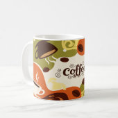 Mug Conception Abstraite de pâte à café Earthy (Devant gauche)