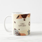 Mug Conception Abstraite de pâte à café Earthy (Gauche)