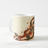 Mug Conception Abstraite de pâte à café Earthy (Devant gauche)