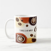 Mug Conception Abstraite de pâte à café Earthy (Gauche)