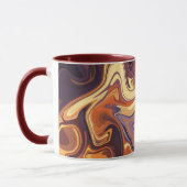 Mug Conception Abstraite de spirales fluides dans les  (Gauche)
