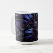 Mug Conception Abstraite des fleurs fractales. (Devant gauche)