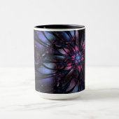 Mug Conception Abstraite des fleurs fractales. (Centre)