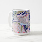 Mug Conception abstraite du marbre (Devant gauche)