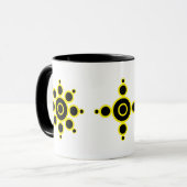 Mug Conception abstraite élégante de Sun (Devant gauche)