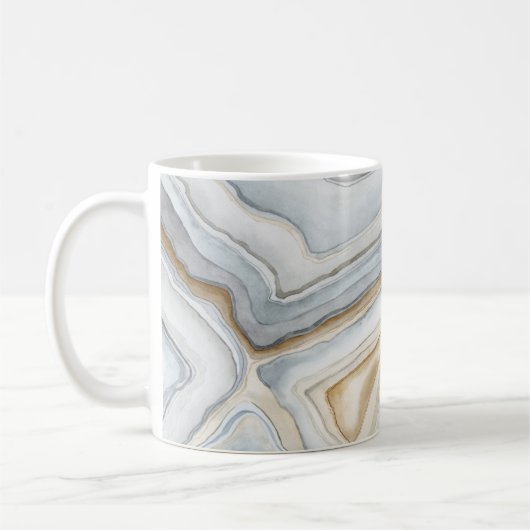 Mug Conception abstraite en marbre gris (Gauche)