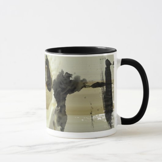 Mug Conception abstraite et rayures (Droite)