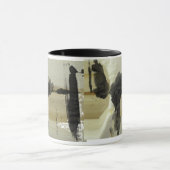 Mug Conception abstraite et rayures (Centre)