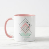 Mug Conception abstraite géométrique (Gauche)